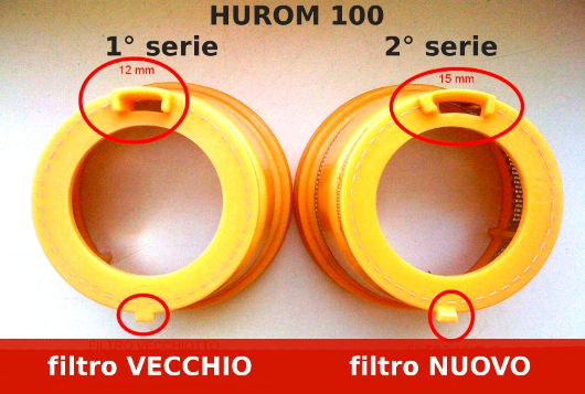 filtro vecchio confronto con nuovo