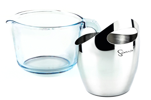 contentiori in acciaio e vetro