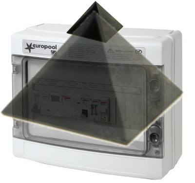 protezione quadro elettrico con piramide di shungite