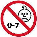 non adatto per minori di 7 anni